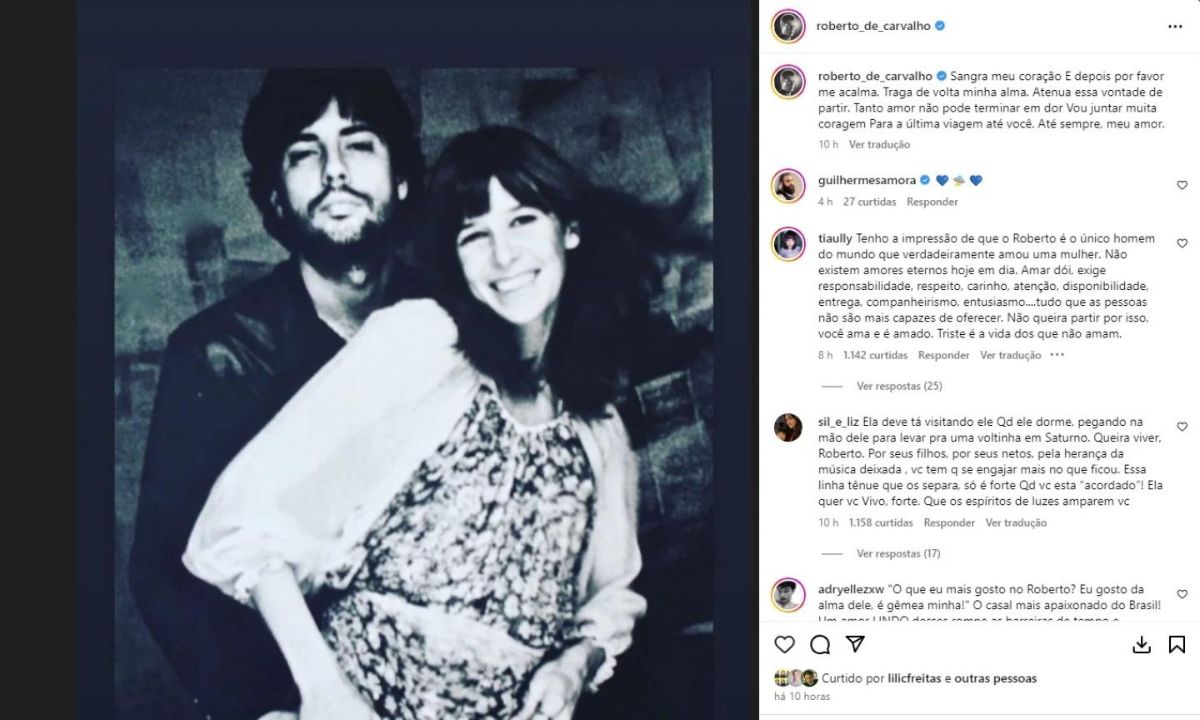 Roberto de Carvalho relembra Rita Lee no aniversário de morte da cantora -  Rádio FM Itatiaia